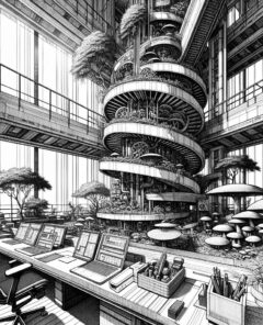 ai-sustainable-office-furniture-mushroom-material