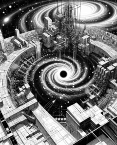 ai-universum-schwarzes-loch