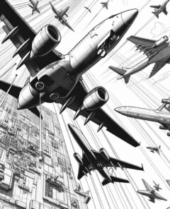 ai-airliner-military-aircraft-near-miss