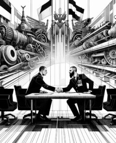 ai-diplomacy_negotiation_table_flags_handshake_peace_talks