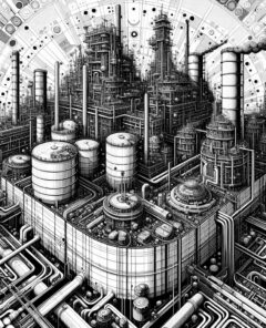 ai-oil-barrels-geopolitical-tension