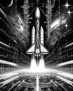ai-space-rocket-launch