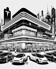 ai-tesla-diner-elektrofahrzeuge-supercharger-retro-design