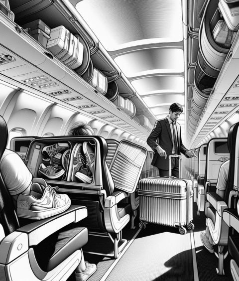 ai-airplane-overhead-bin-conflict