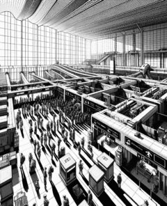 ai-airport_queue_travelers