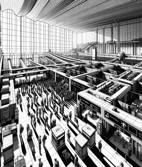 ai-airport_queue_travelers