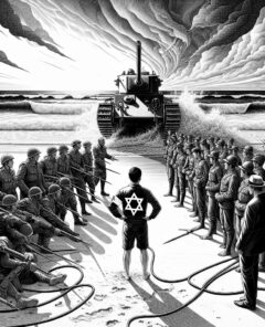 ai-beach_confrontation_star_of_david