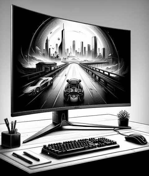 ai-curved-gaming-monitor