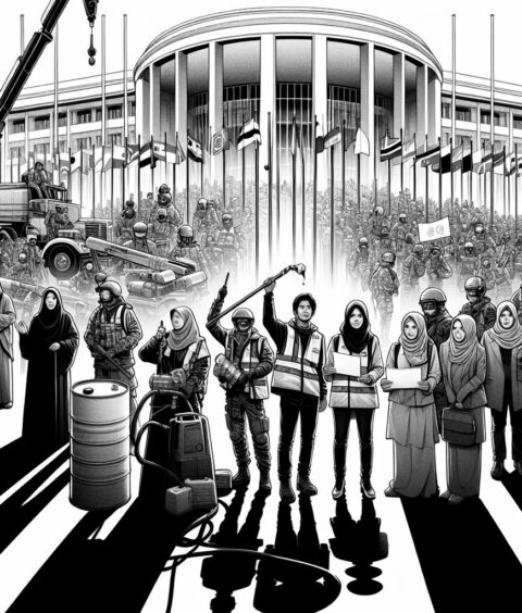 ai-greenpeace-protest-oil-lobby-geneva