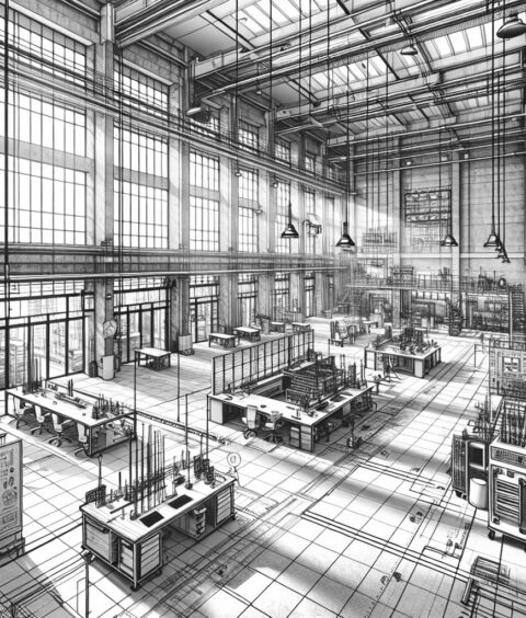ai-industrial_style_office_design_sustainability_tenant_expansion