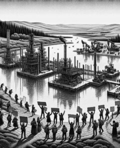ai-protest-gas-drilling-climate-activism
