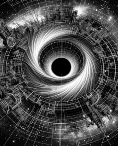 ai-schwarzes-loch-galaxien-einstein-ring