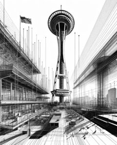 ai-space-needle-seattle-indian-flag