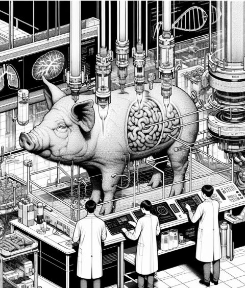ai-xenotransplantation-pig-lung