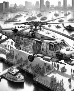 militaerische-hubschrauber-boston-marine-feier