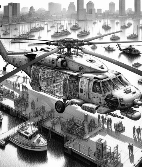 militaerische-hubschrauber-boston-marine-feier