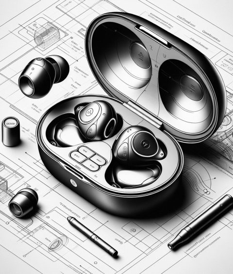 ai-earbuds-microphone-case