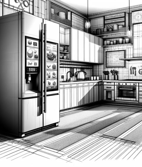 ai-smart-refrigerator-display