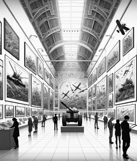 ai-art-exhibition-war-remembrance