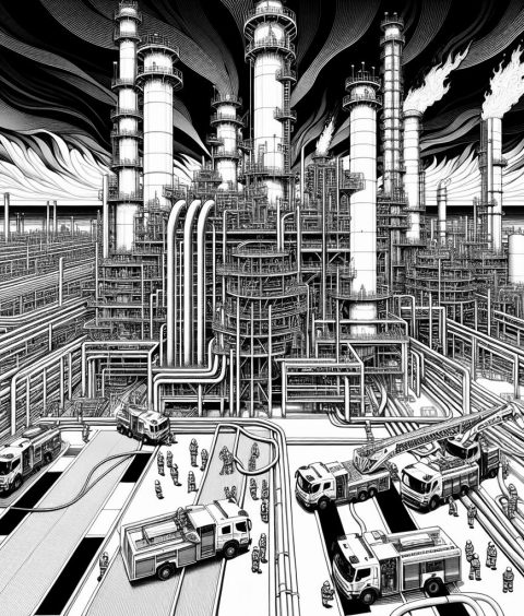 ai-chevron-refinery-fire