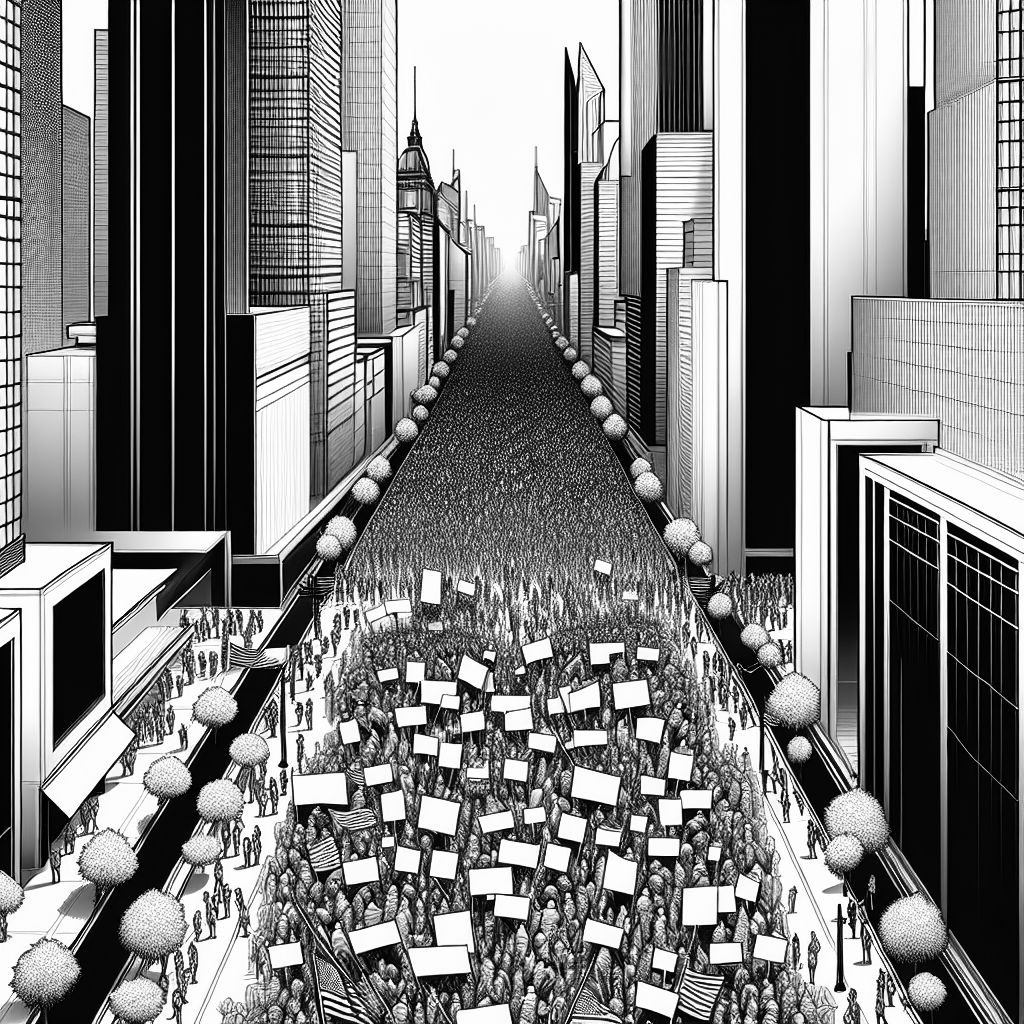 Millions of Americans are protesting against autocratic tendencies Millions of Americans are protesting against autocratic tendencies