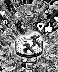 ai-social-media-wrestling