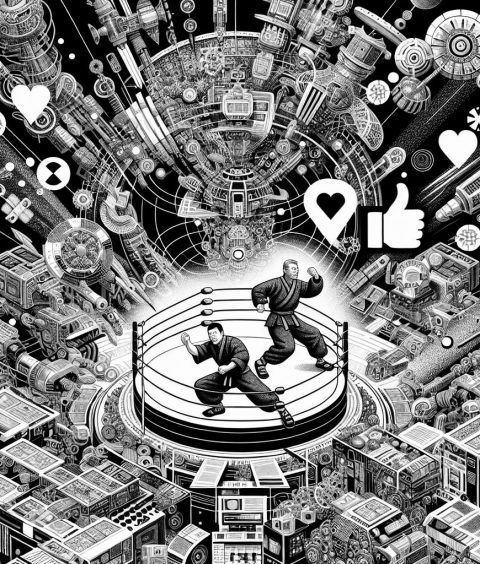 ai-social-media-wrestling