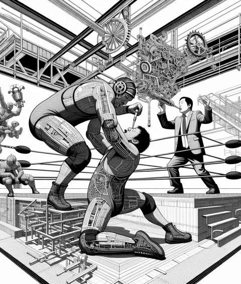 ai-wrestling-social-media