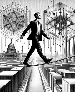 ai-businessman-tightrope