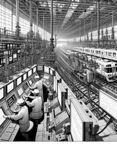 ai-software-glitch-train-station