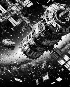 ai-space-capsule-debris