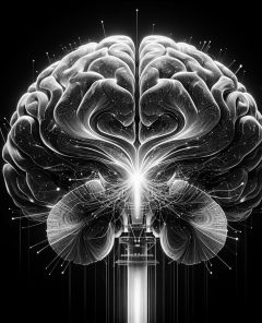 ai-brain-blue-light