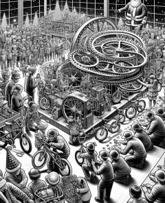 ai-children-bicycles-christmas