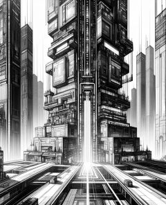 ai-cyberpunk-elevators
