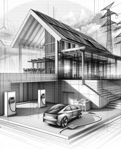 ai-e-car-charging-house