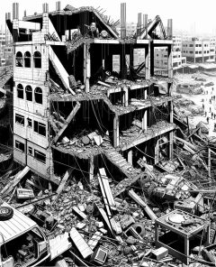 ai-gaza-house-collapse
