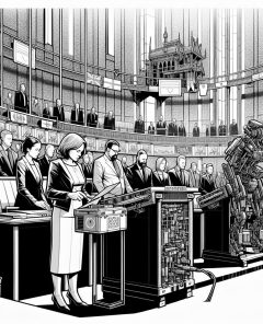 ai-political-voting-scene