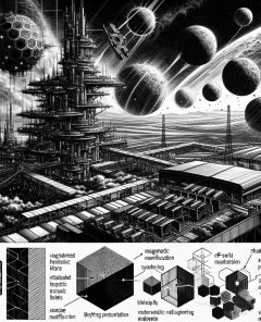 magnetische-hexagone-raumfahrtarchitektur