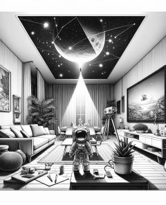 ai-astronaut-projector
