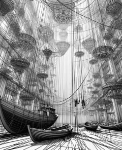 ai-chiharu-shiota-installation
