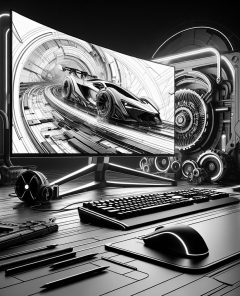 ai-curved-gaming-monitor