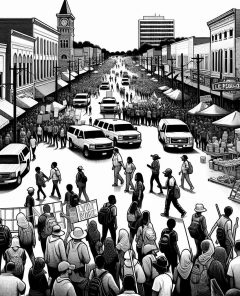 ai-protest-fayetteville