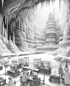 ai-bacteria-ice-cave
