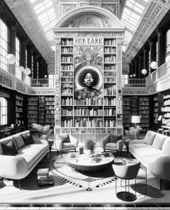 ai-black-wellness-bookshelf