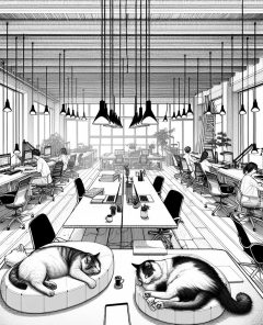 ai-co-working-cats