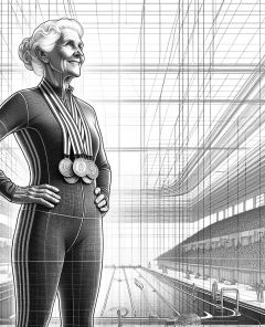 ai-elderly-athlete-triathlon