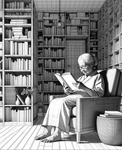 ai-elderly-reading-solitude