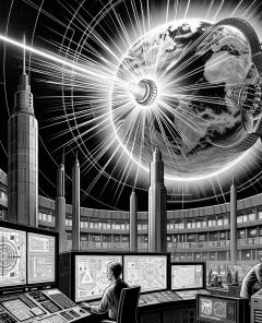 ai-electron-beam-space-debris