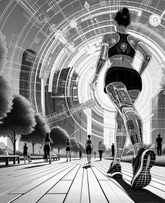 ai-retro-walking-fitness