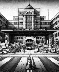 ai-strike-protest-hospital